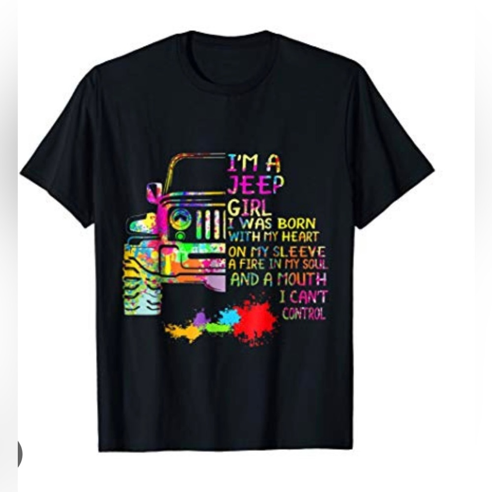 Jeep Girl Lover Hippie Vintage Racer T Shirt